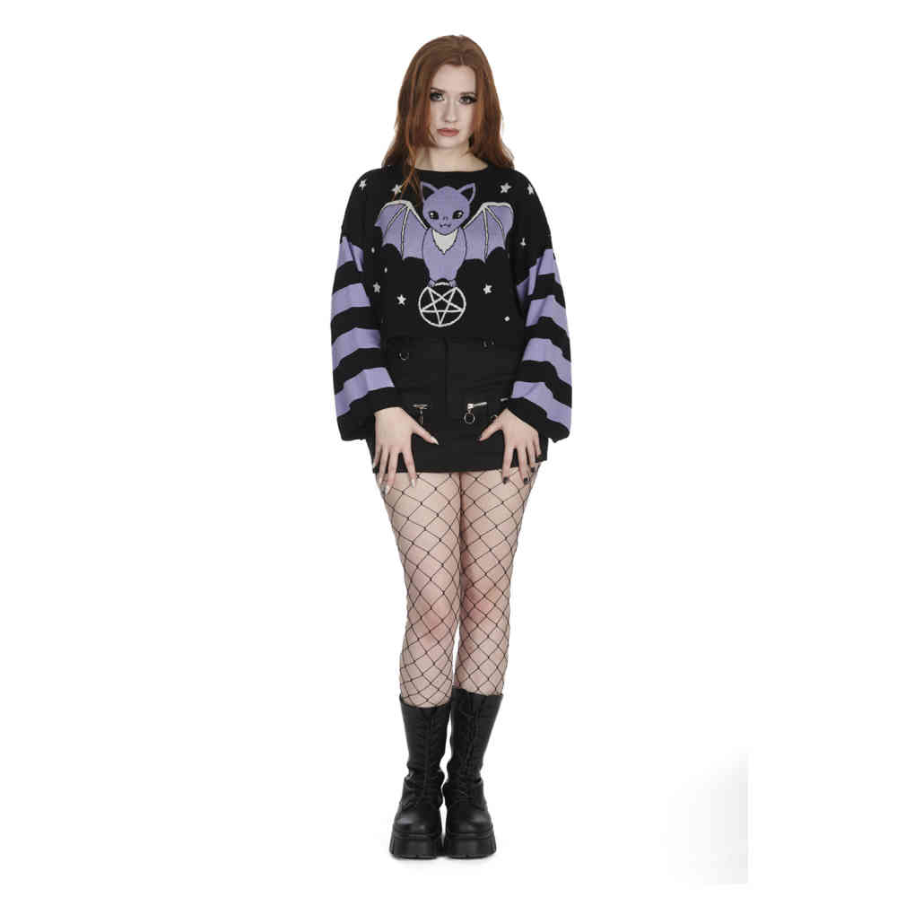 Banned - Kamiko Gebreide trui - Paars